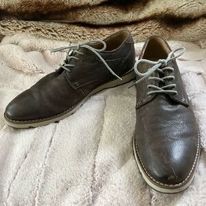 Hush Puppies Gray Titan Moyen Oxford Derby Shoes - 8